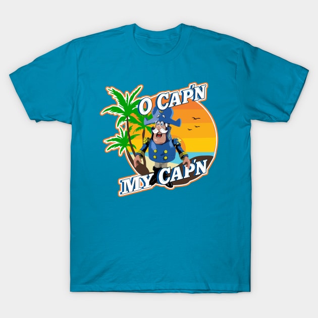 Cap'n Crunch - aka - Captain Crunch as inspired by Walt Whitman T-Shirt by hauntedjack